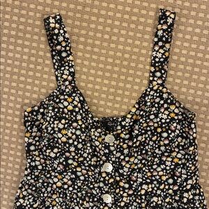 Rails Violet Black Floral Dress